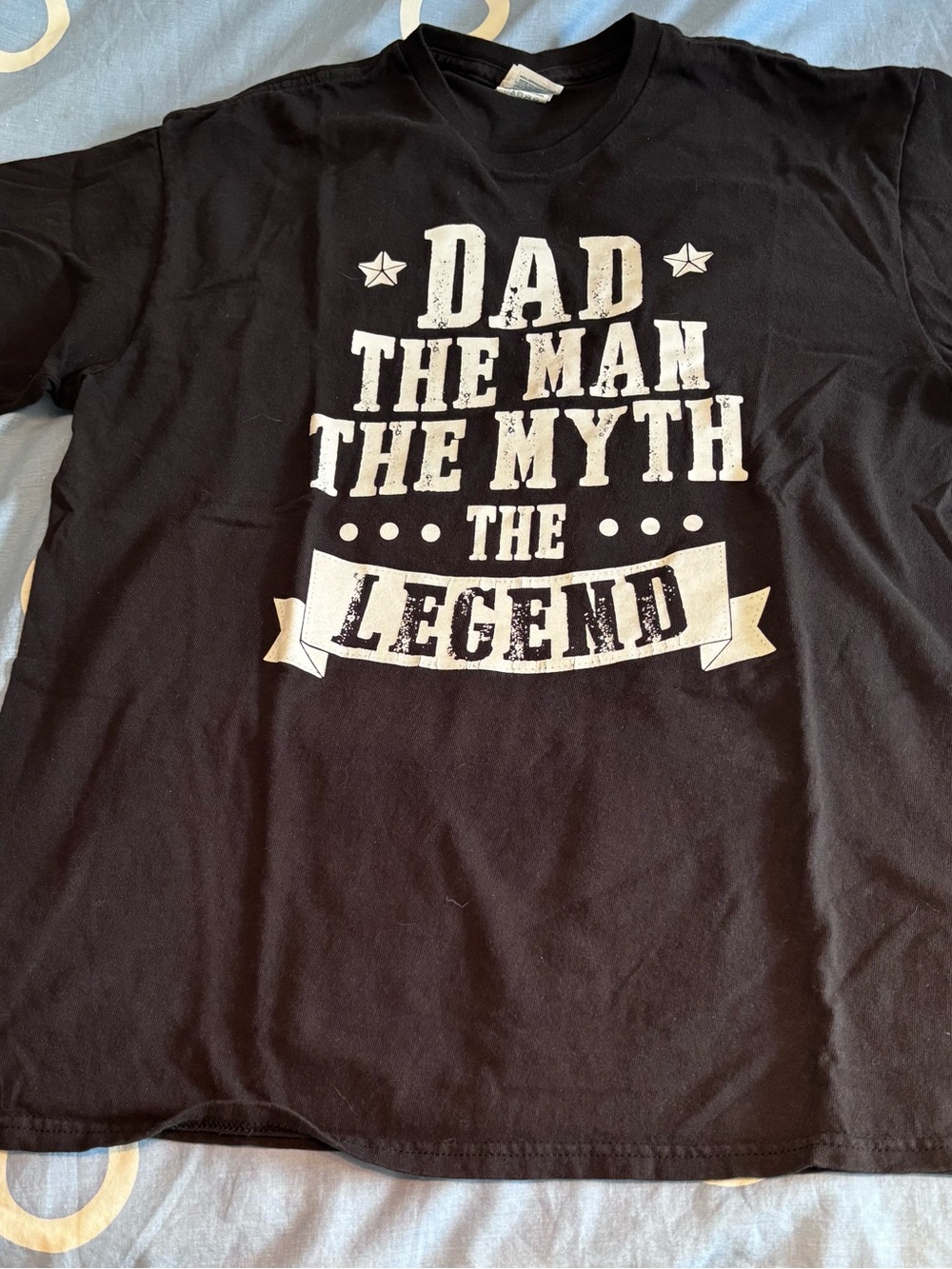Black 'Dad The Man The Myth The Legend' Graphic T-Shirt